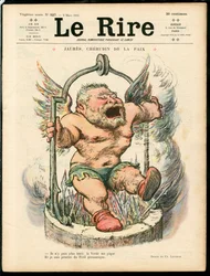 Portada de "The Laughter", Satírico en Colores