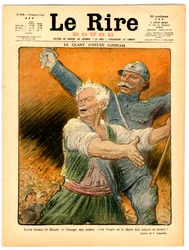 Portada de "La Risa Roja", Satírico en Colores