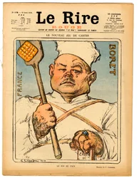 Portada de "La Risa Roja", Satírico en Colores