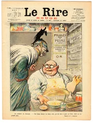 Portada de "La Risa Roja", Satírico en Colores