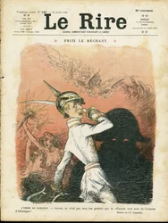 Ilustración de Charles Leandre (1862-1934) para la portada de Le Lire