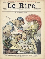 Ilustración de Charles Leandre (1862-1934) para la portada de Le Rire