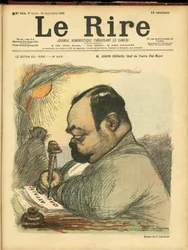 Ilustración de Charles Leandre (1862-1934) para la portada de Le Rire