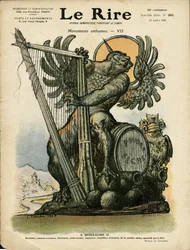 Ilustración de Charles Leandre (1862-1934) para la portada de Le Rire