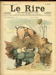 Ilustración de Charles Leandre (1862-1934) para la Portada de Le Rire