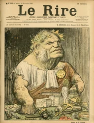 Ilustración de Charles Leandre (1862-1934) para la portada de Le Rire, No. 263