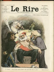 Ilustración de Charles Leandre (1862-1934) para la portada de Le Rire, no. 415