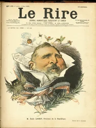 Ilustración de Charles Leandre (1862-1934) para la Portada de Le Rire