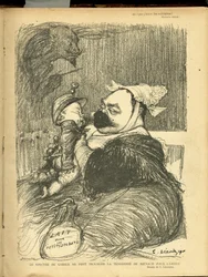 Ilustración de Charles Leandre (1862-1934) en Le Lire