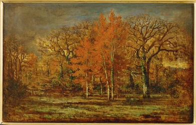 Flecos del bosque (pintura sobre lienzo)
