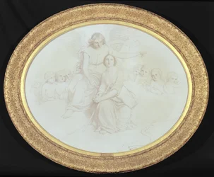 Una escena que ilustra los versos 979-995 de Comus de John Milton