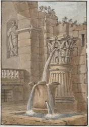 Fuente en un patio