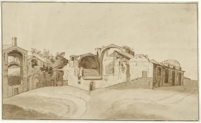 Vista de las Termas de Diocleciano en Roma