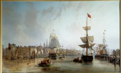 El puerto de Ruan en 1855