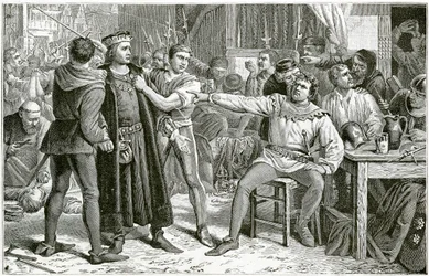 Lord Saye y Sele llevados ante Jack Cade, 1896