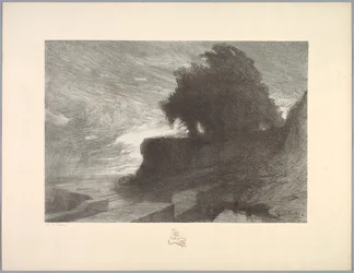 Suite de Paisajes: Paisaje, Placa 4, Remarque, Serpiente, 1892-1893
