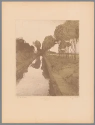 Dos caminantes a lo largo de un canal
Paisajes (título de la serie)
Suite des Paysages (título de la serie)