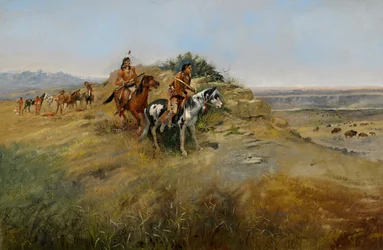 Caza de búfalos, 1891