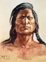 Miembro de la tribu Shoshone