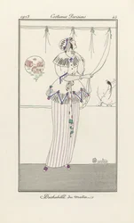 Déshabillé du matin, de Costumes Parisiens, pub.1913