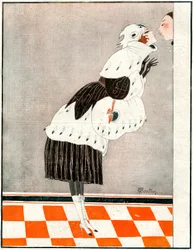 ¡Adiós y gracias! Mind my make-up- ilustración de la Vie Parisienne