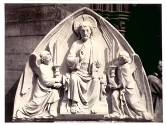 Tímpano, Catedral de Estrasburgo, c. 1863