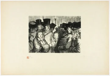 Boulevard du Temple a medianoche, de Tirage Unique de Trente-Six Bois