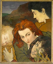 Composición alegórica, c.1892 (pintura sobre lienzo)