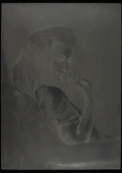 Plancha para "La rosa del té", c.1900 (plancha de acero)