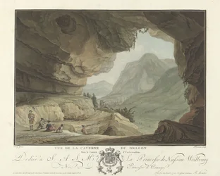 Vista de un paisaje desde la Cueva del Dragón Vue de la Caverne du Dragon dans le Canton d