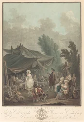 Boda de pueblo, 1785