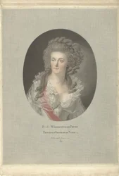 Retrato de Guillermina de Prusia, princesa de Orange-Nassau
F: S: Wilhelmine de Prusse Princesse d
