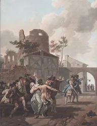 La pelea, ca. 1792