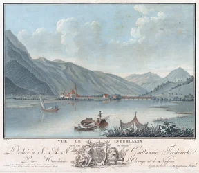 Vue de Interlaken, c.1787 (Aguafuerte y aguatinta)