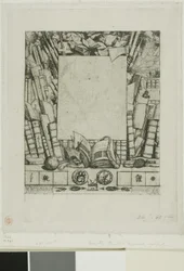 Diseño para un marco para el retrato de Armand Guéraud