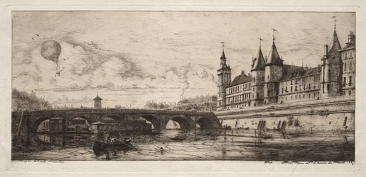 Grabados de París: El puente de intercambio