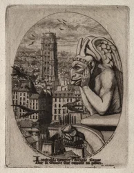 Aguafuertes de París: La Gárgola, 1853