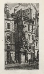 Casa con torreta, rue de la Tixéranderie, París