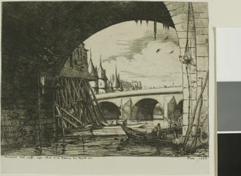 El arco del Pont Notre-Dame