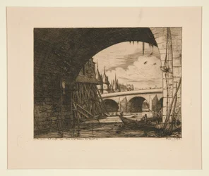 El arco del Pont Notre-Dame