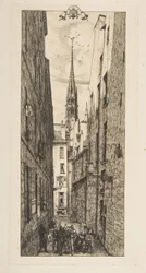 La calle des Chantres (Rue des Chantres, París)