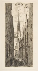 La Rue des Chantres, París