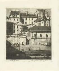 Morgue en el Sena en París La Morgue Eaux-Fortes sur Paris (título de la serie)