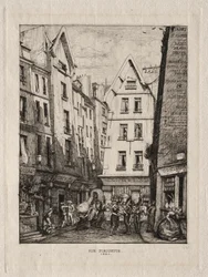 Calle Pirouette, cerca de los mercados, París