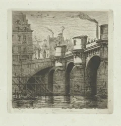 Pont-Neuf sobre el Sena en Parijs
El Pont-Neuf
Eaux-Fortes en París (título de la serie)