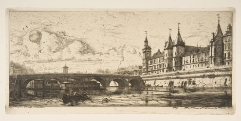 Pont-au-Change, París, de "Aguafuertes de París"