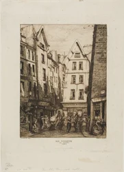 Rue Pirouette aux Halles, París