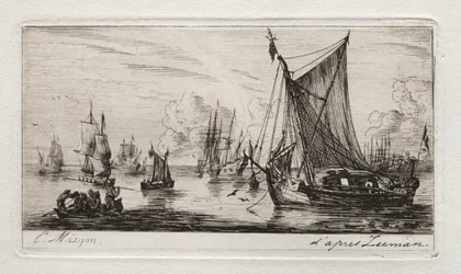Pescadores del Mar del Sur, 1850