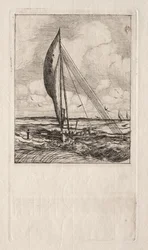 Proa de navegación rápida, Archipiélago de Mulgrave, Oceanía, 1866