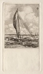 Proa de navegación rápida, Archipiélago de Mulgrave, Oceanía, 1866